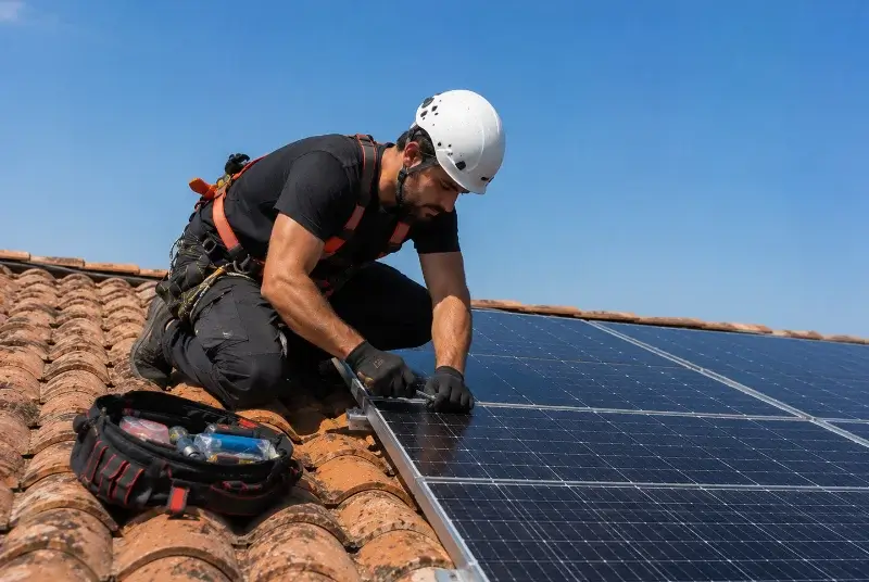 Maintenance et monitoring de panneaux solaires à Cantenay-Épinard