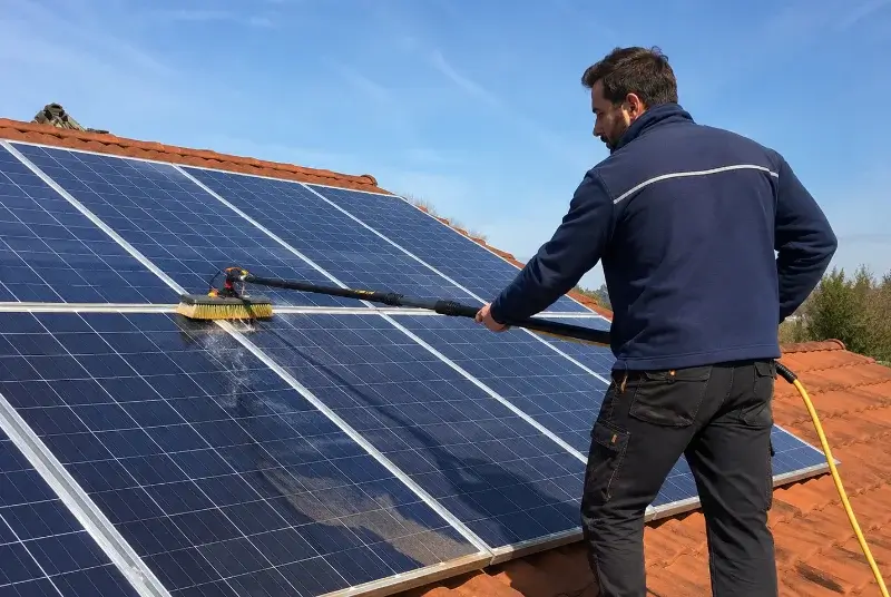 Nettoyage et entretien de panneaux solaires à Cantenay-Épinard